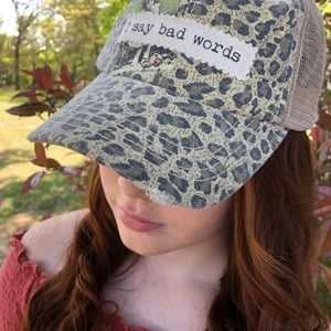 *BOGO*“I Say Bad words” baseball cap